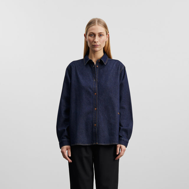 Millington Skjorte Denim Indigo