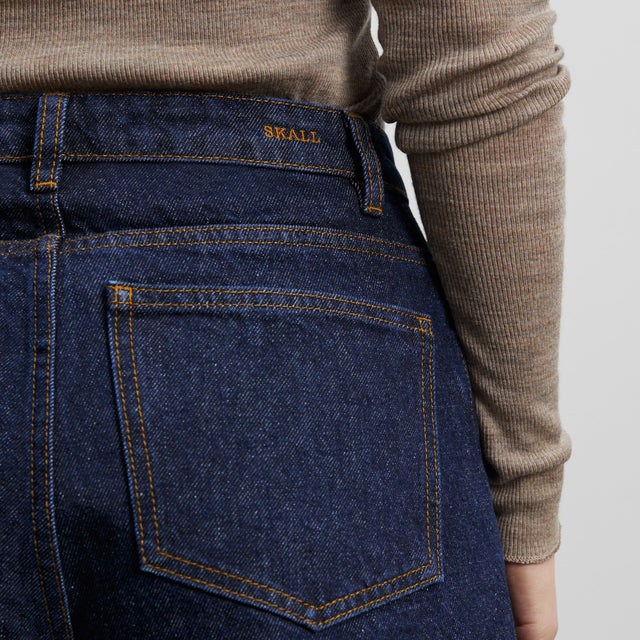 Wide Leg Jeans Denim Indigo