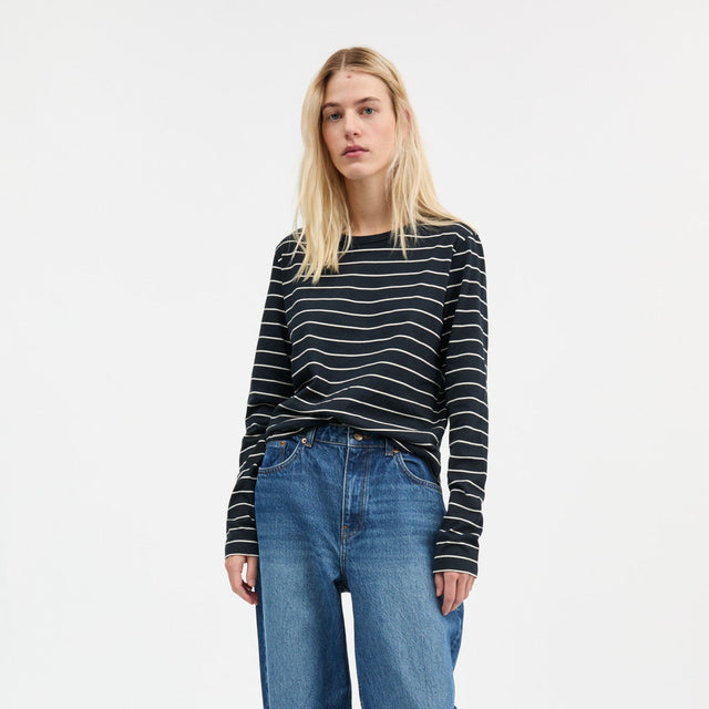 Loui Blouse Navy / White