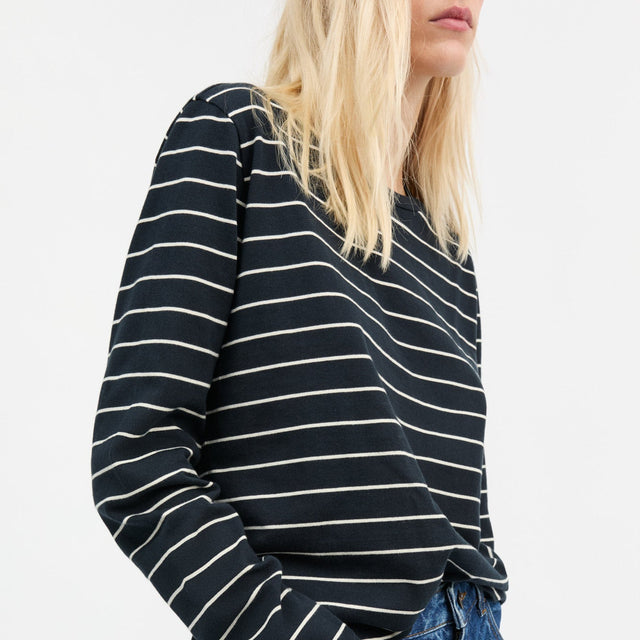Loui Blouse Navy / White