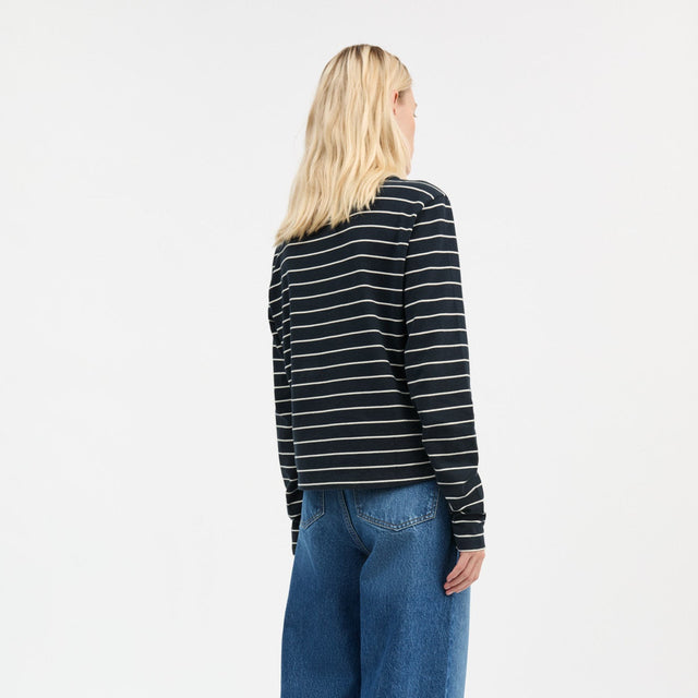 Loui Blouse Navy / White