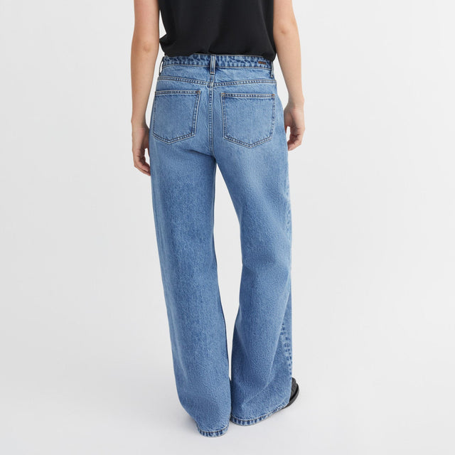 Willow Wide Jeans Worn mid blue