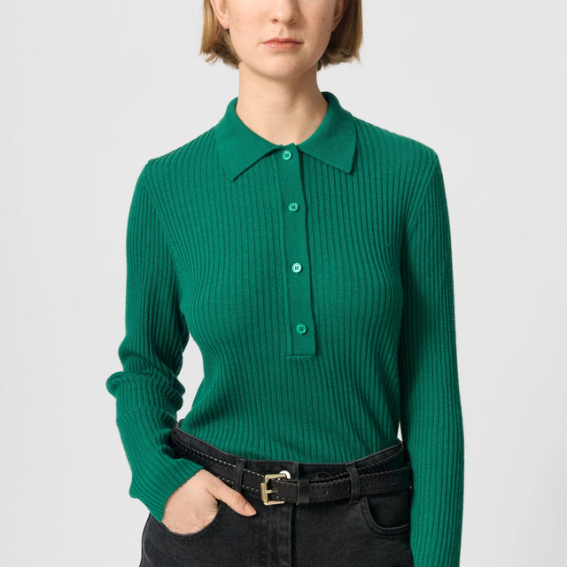 Lisa Polo Blouse Green