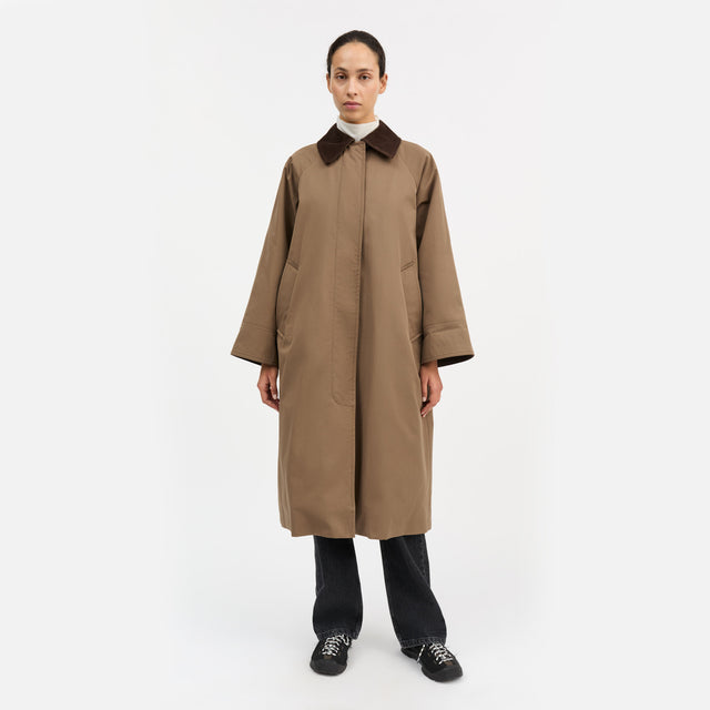 Gaby Coat Taupe / Brown