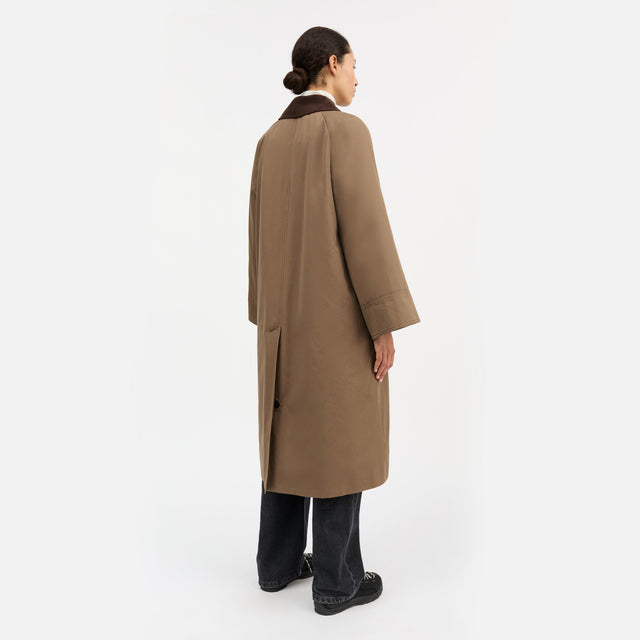 Gaby Coat Taupe / Brown
