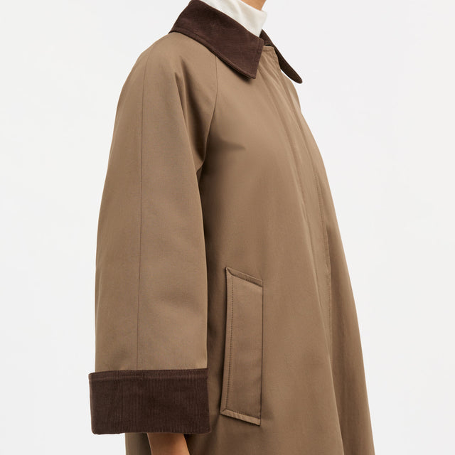 Gaby Coat Taupe / Brown