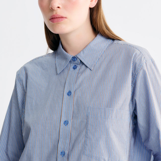 Elotta Shirt Blue Heron Stripe