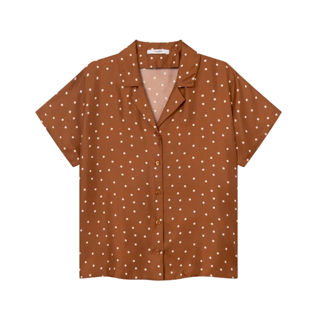 Birna Short Sleeve Shirt Caramel