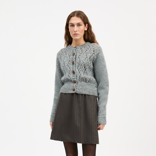 Elva Cardigan Stormblue