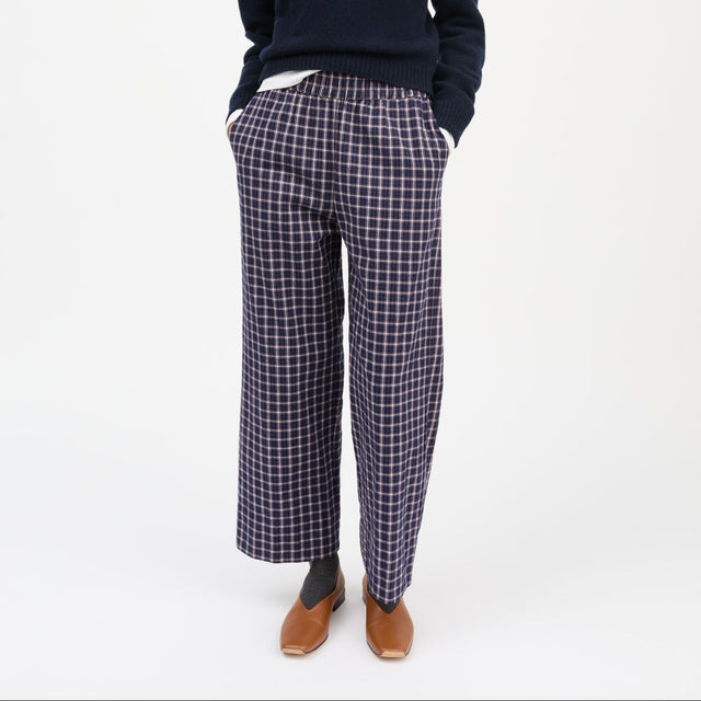 Jasmine Ternet Bukser Navy/Hvid/Rød