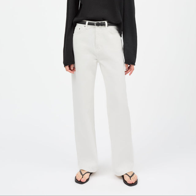 Maddy Straight Jeans Off White