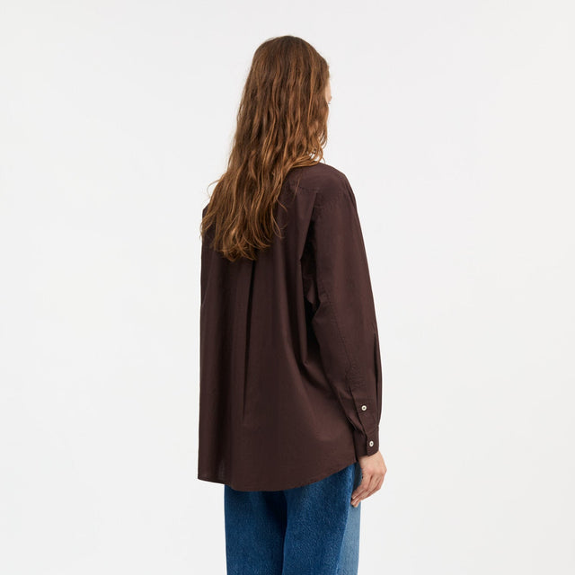 Edgar Shirt Dark Brown / Brown