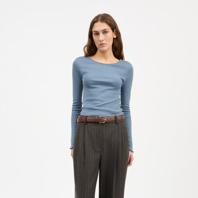 Edie Bluse Faded Blue