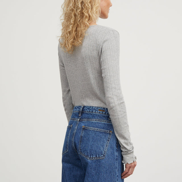 Edie Blouse Grey Melange