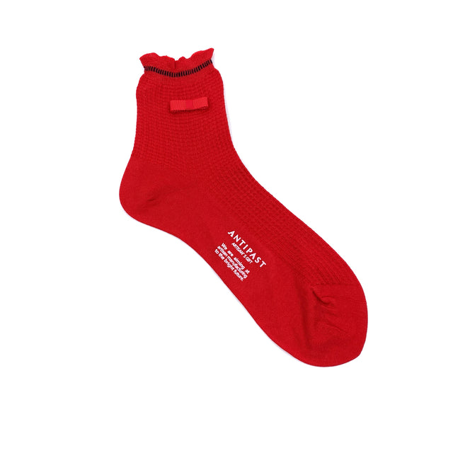 ANP-132 Waffle With Ribbon, Red