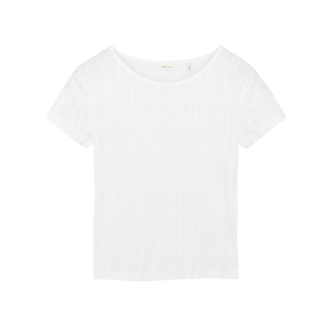 Anna Cap Sleeve Tee Hvid