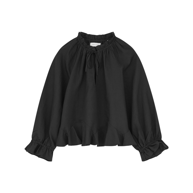 Benedette bluse Sort