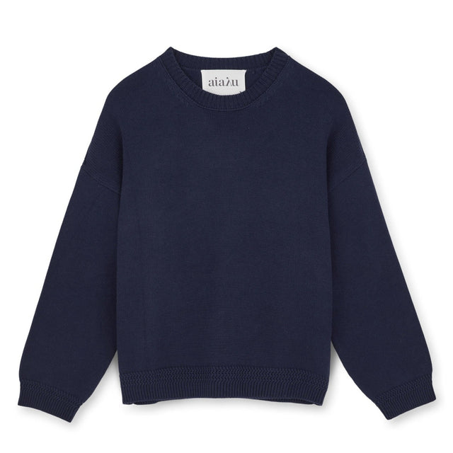 Aiayu Bond Sweater Navy - Strik i Navy (Navy) Køb strik hos Adelie. Dametøj på nørrebro og onlline til hele Danmark