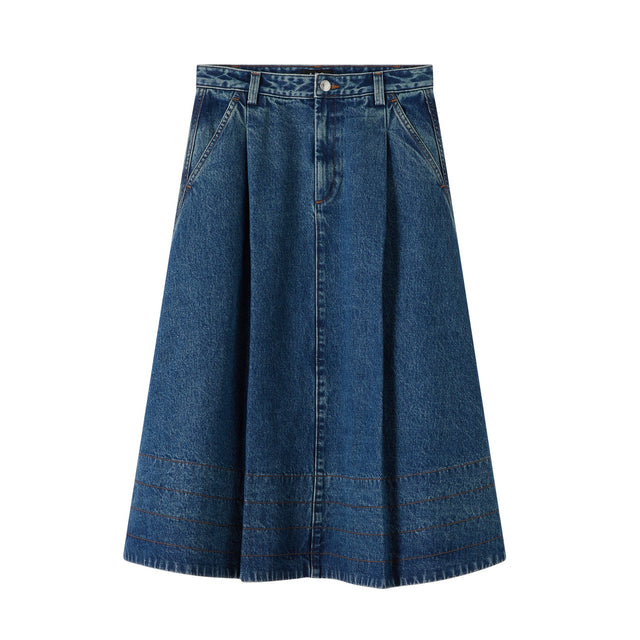A.P.C. Nora Denim Nederdel - Nederdele i Blå (BLEU CLAIR) Køb nederdele hos Adelie. Dametøj på nørrebro og onlline til hele Danmark