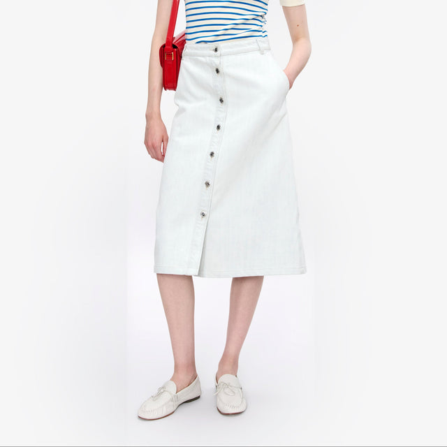Maxine Denim Nederdel Lyseblå