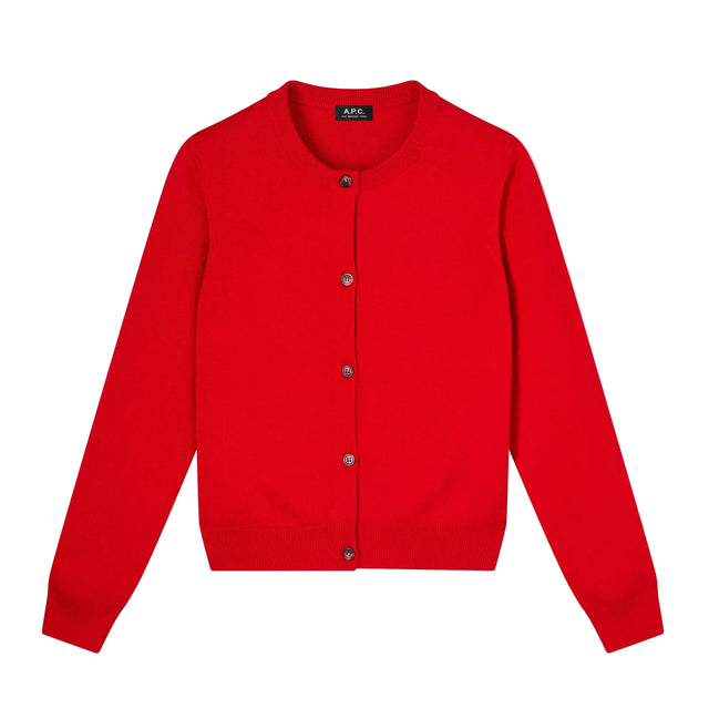 Leonie Cardigan Rød