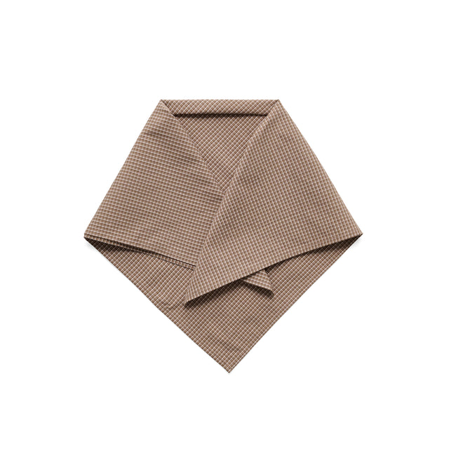 Charlie Scarf Mix Fossil / Brown check