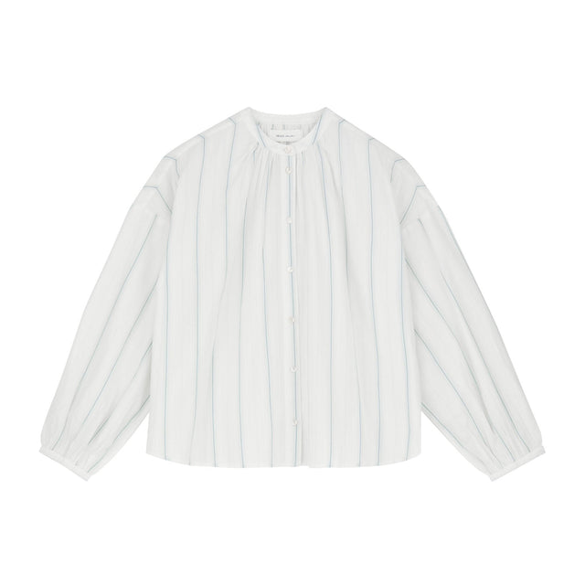 Cilla Skjorte White/Navy stripe