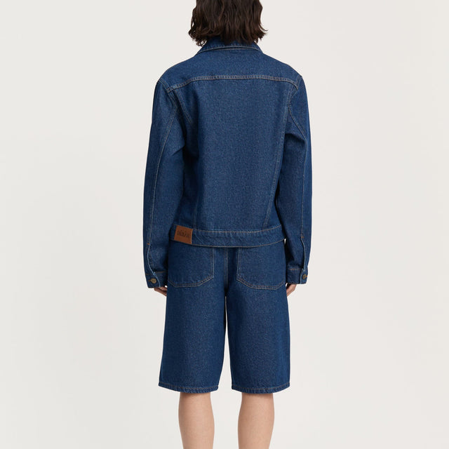 Cleo Denim Jakke Mid Blue