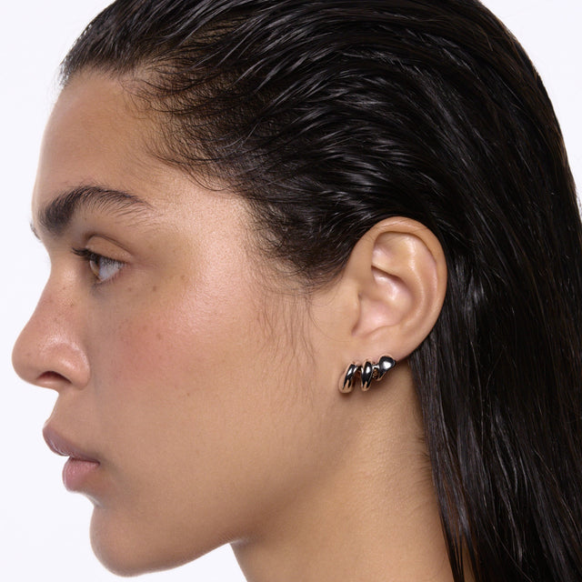 Coil Crawler Earring Silver