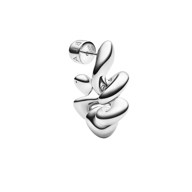 Coil Hoop Medium Silver