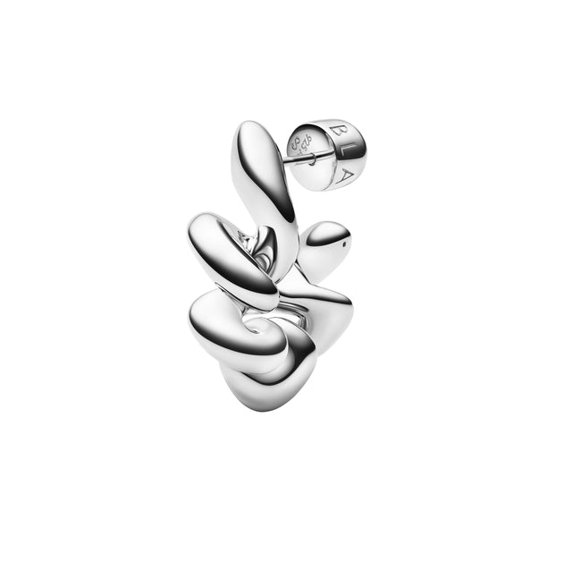 Coil Hoop Medium Silver