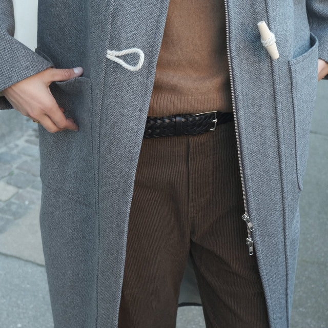 Leather belt Black