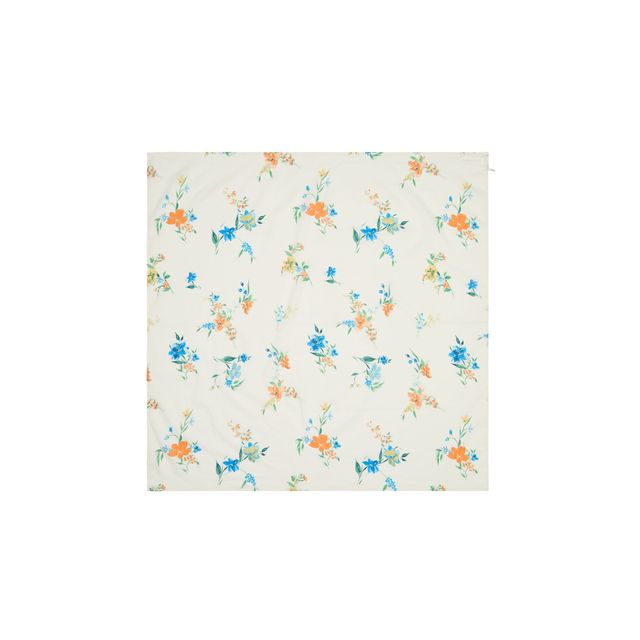 Daffodil scarf 90x90 Flower bouquet