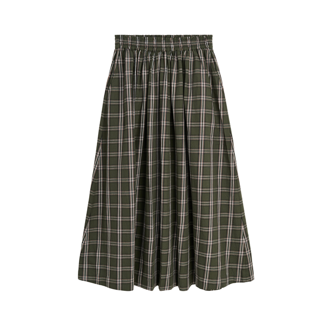 Dagny Net Skirt Green/White
