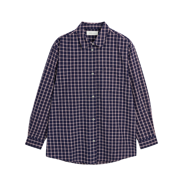 Edgar Shirt Navy/white/red check