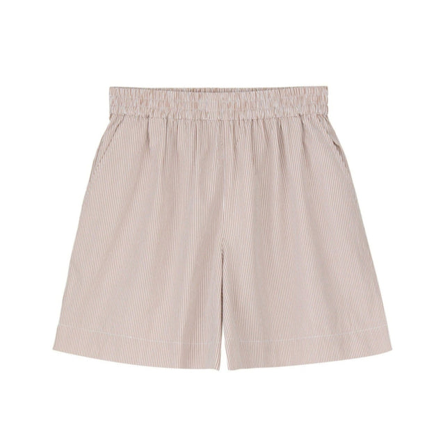 Edgar Shorts Warm beige/White stripe