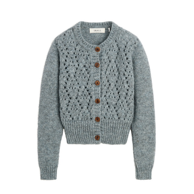 Elva Cardigan Stormblue