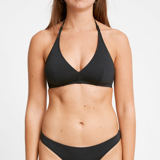 Shoulder Strap Bikini Top Sort