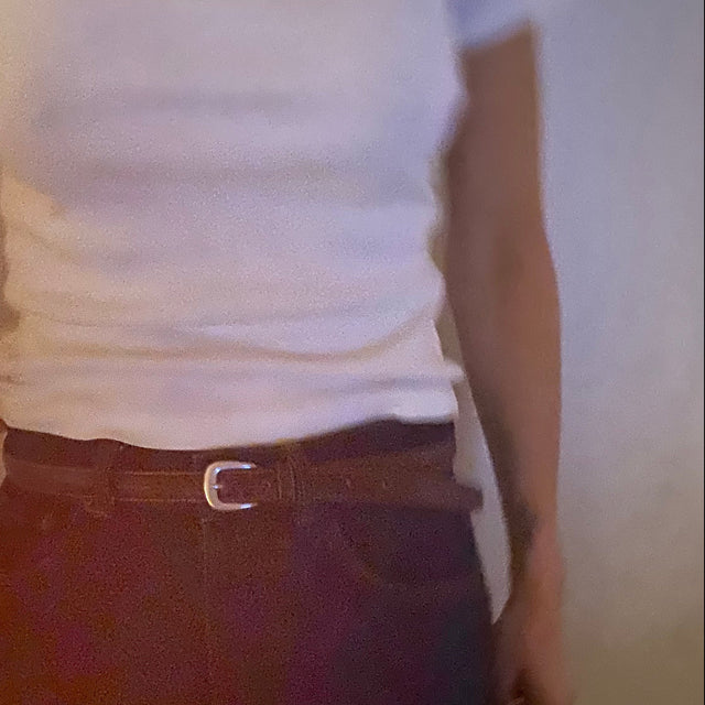 Classic Belt - Croco Brown