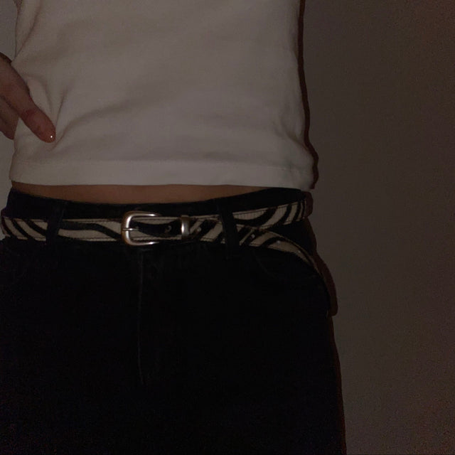 Western Belt - Cavallino Zebra