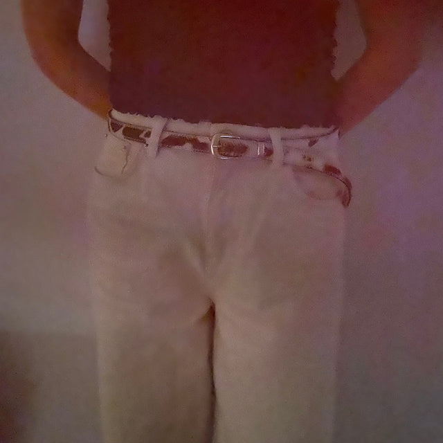 Western Belt - Cavallino Pony Brown