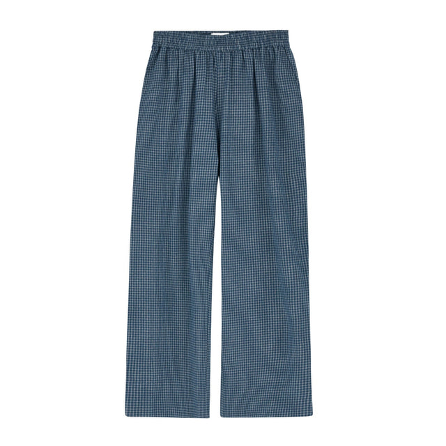 Jasmine Pants Blue/Cream Check