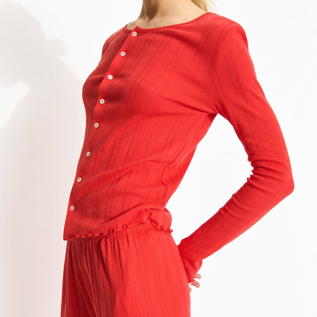 June Cardigan Red