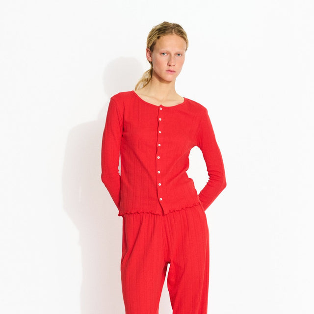 June Cardigan Red