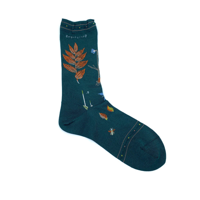 KT-179S Strømper - Botanical, Green