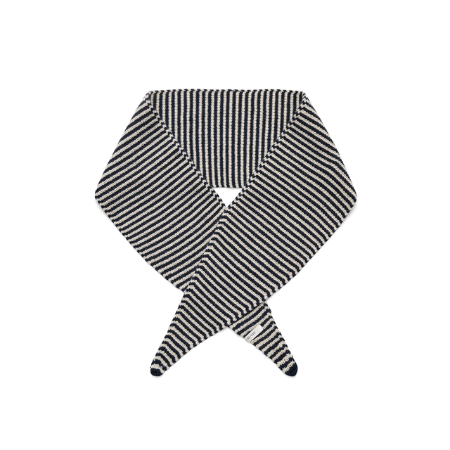 Knox Cashmere Scarf Mix black blue