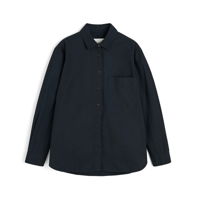 Lynette Shirt Dark Horn Black Navy