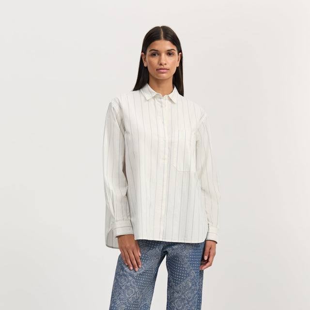 Lynette shirt champetra Mix French Blue