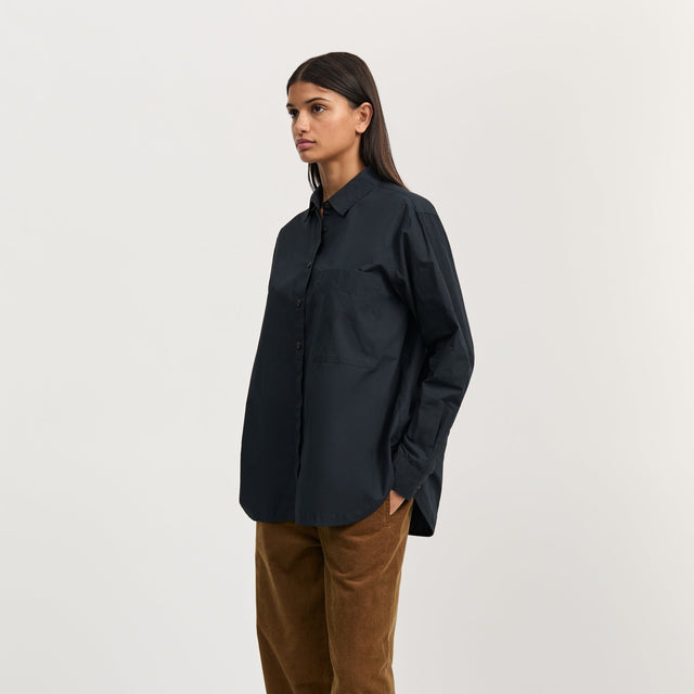 Lynette Shirt Dark Horn Black Navy