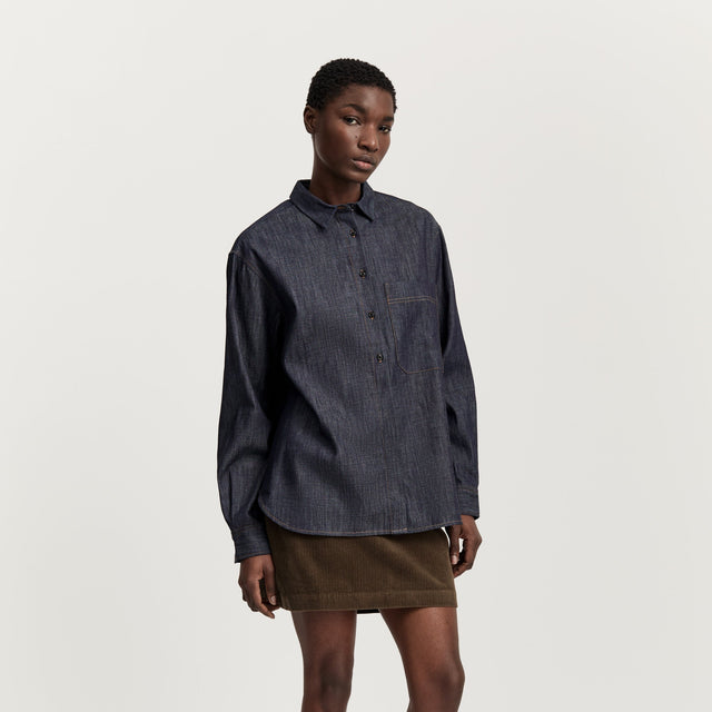 Lynette Denim Shirt Classic Blue